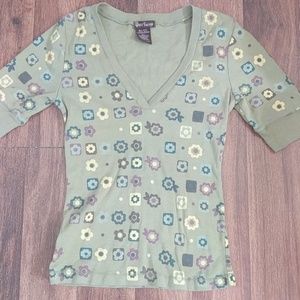 Beautiful flower lil girl shirt